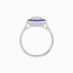 Load image into Gallery viewer, Marquise Shaped Antique Inspired Filigree Illusion Setting Ring - Shahin Jewelry