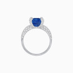Load image into Gallery viewer, Oval Blue Sapphire with Diamonds ring Classic Collection - Shahin Jewelry