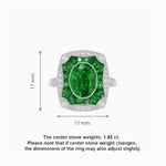 Load image into Gallery viewer, Oval Shape Art Deco Inspired Ring with Gemstone - Shahin Jewelry