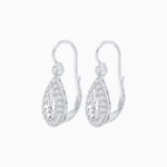 Load image into Gallery viewer, Pear Shape Halo Drop Earrings with Diamond | Mounting - Shahin Jewelry