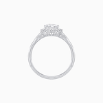 Load image into Gallery viewer, Pear - Shaped Halo Engagement Ring Mounting with Baguette & Round Diamonds - Shahin Jewelry