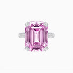 Load image into Gallery viewer, Radiant Emerald - Cut Gemstone Statement Ring - Shahin Jewelry