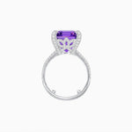 Load image into Gallery viewer, Radiant Emerald - Cut Gemstone Statement Ring - Shahin Jewelry