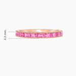 Load image into Gallery viewer, Rose Gold Baguette Channel Set Ring - Shahin Jewelry