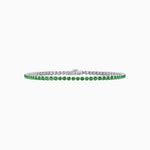 Load image into Gallery viewer, Round-Cut Tennis Bracelet with Bezel- Settings in Gemstones or Diamonds - Shahin Jewelry