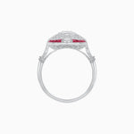 Load image into Gallery viewer, Scarab Vintage Art Deco Style Cocktail Diamond Ring - Shahin Jewelry