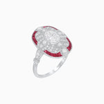 Load image into Gallery viewer, Scarab Vintage Art Deco Style Cocktail Diamond Ring - Shahin Jewelry
