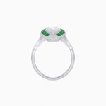 Load image into Gallery viewer, Scarab Vintage Art Deco Style Cocktail Ring with Diamond - Shahin Jewelry