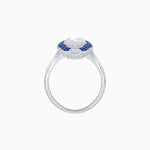 Load image into Gallery viewer, Scarab Vintage Art Deco Style Cocktail Ring with Diamond - Shahin Jewelry
