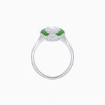 Load image into Gallery viewer, Scarab Vintage Art Deco Style Cocktail Ring with Diamond - Shahin Jewelry