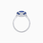 Load image into Gallery viewer, Scarab Vintage Art Deco Style Cocktail Ring with Gemstone - Shahin Jewelry