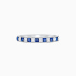 Load image into Gallery viewer, Sparklin Gemstone & Diamond Eternity Band - Shahin Jewelry