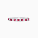 Load image into Gallery viewer, Sparklin Gemstone & Diamond Eternity Band - Shahin Jewelry