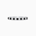 Load image into Gallery viewer, Sparklin Onyx & Diamond Eternity Band - Shahin Jewelry