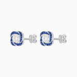 Load image into Gallery viewer, Swirl Convertible Stud Earrings with Diamond - Shahin Jewelry