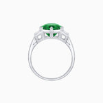 Load image into Gallery viewer, Timeless Round - Cut Mounting Ring with Tapered Diamond Accents - Shahin Jewelry