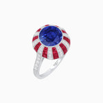 Load image into Gallery viewer, Unique Antique Inspired Gemstone Ring - Shahin Jewelry