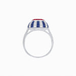 Load image into Gallery viewer, Unique Antique Inspired Gemstone Ring - Shahin Jewelry