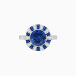 Load image into Gallery viewer, Unique Antique Inspired Gemstone Ring - Shahin Jewelry
