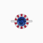 Load image into Gallery viewer, Unique Antique Inspired Gemstone Ring - Shahin Jewelry