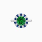 Load image into Gallery viewer, Unique Antique Inspired Gemstone Ring - Shahin Jewelry