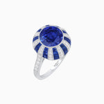 Load image into Gallery viewer, Unique Antique Inspired Gemstone Ring - Shahin Jewelry