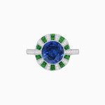 Load image into Gallery viewer, Unique Antique Inspired Gemstone Ring - Shahin Jewelry