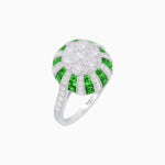 Load image into Gallery viewer, Unique Illusion Setting Antique Inspired Ring - Shahin Jewelry