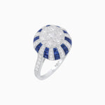 Load image into Gallery viewer, Unique Illusion Setting Antique Inspired Ring - Shahin Jewelry