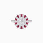Load image into Gallery viewer, Unique Illusion Setting Antique Inspired Ring - Shahin Jewelry