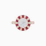 Load image into Gallery viewer, Unique Illusion Setting Antique Inspired Ring - Shahin Jewelry