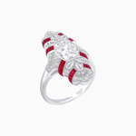Load image into Gallery viewer, Vintage Cushion Cut Ring with Customizable French - Cut Gemstones (Mounting) - Shahin Jewelry