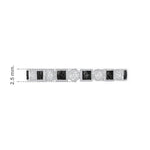 Load image into Gallery viewer, Vintage Inspired Diamond and Spinel Stackable Half Band - Shahin Jewelry