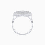 Load image into Gallery viewer, Vintage - Inspired Diamond Halo Ring - Shahin Jewelry