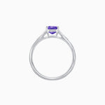 Load image into Gallery viewer, Vintage - Inspired Emerald - Cut Centerstone Ring with Diamond Accents - Shahin Jewelry