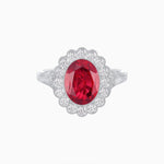 Load image into Gallery viewer, Vintage Inspired Engagement Gemstone Ring - Shahin Jewelry