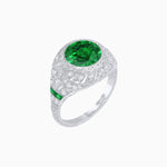 Load image into Gallery viewer, Vintage Inspired Engagement Gemstone Ring - Shahin Jewelry