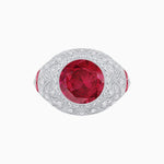 Load image into Gallery viewer, Vintage Inspired Engagement Gemstone Ring - Shahin Jewelry