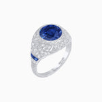 Load image into Gallery viewer, Vintage Inspired Engagement Gemstone Ring - Shahin Jewelry