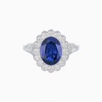 Load image into Gallery viewer, Vintage Inspired Engagement Gemstone Ring - Shahin Jewelry