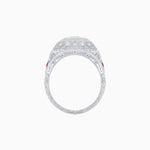 Load image into Gallery viewer, Vintage Inspired Engagement Illusion Diamond Ring - Shahin Jewelry