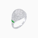 Load image into Gallery viewer, Vintage Inspired Engagement Illusion Diamond Ring - Shahin Jewelry