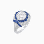 Load image into Gallery viewer, Vintage Inspired Engagement Ring - Shahin Jewelry