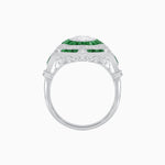 Load image into Gallery viewer, Vintage Inspired Engagement Ring with Diamond - Shahin Jewelry