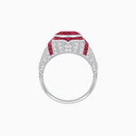 Load image into Gallery viewer, Vintage Inspired Engagement Ring With Gemstone - Shahin Jewelry
