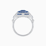 Load image into Gallery viewer, Vintage Inspired Engagement Ring with Gemstone - Shahin Jewelry