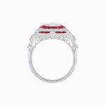 Load image into Gallery viewer, Vintage Inspired Engagement Ring with Illusion Setting - Shahin Jewelry