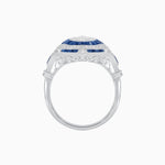 Load image into Gallery viewer, Vintage Inspired Engagement Ring with Illusion Setting - Shahin Jewelry