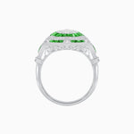 Load image into Gallery viewer, Vintage Inspired Engagement Ring with Illusion Setting - Shahin Jewelry