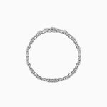 Load image into Gallery viewer, Vintage Inspired French Gemstone and Diamond Link Bracelet - Shahin Jewelry